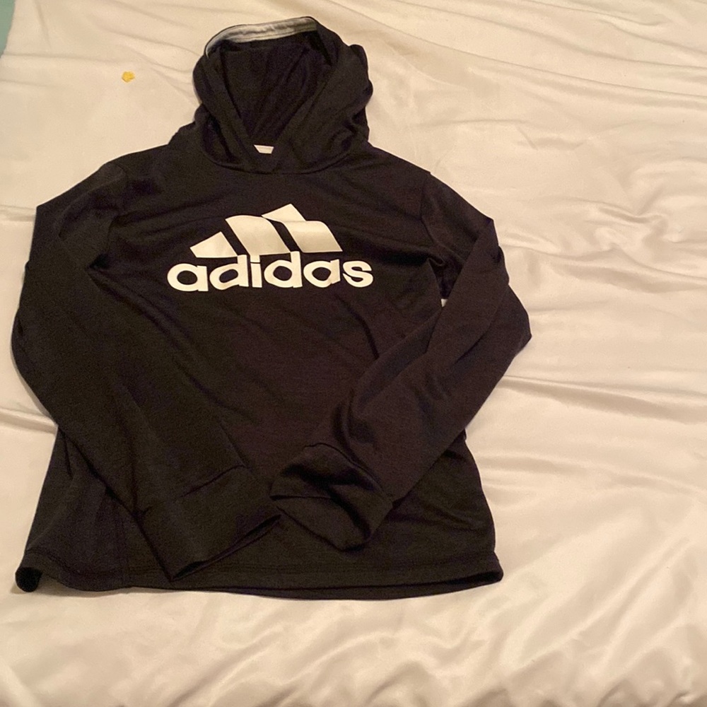 Adidas climatemp long sleeve hoodie. Youth Small